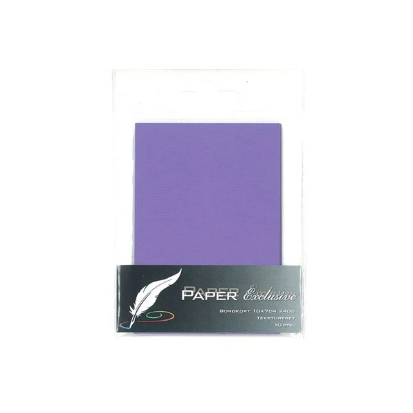 Paper Exclusive Bordkort, 240 g, 10 x 7 cm, Tekstureret, 10 stk